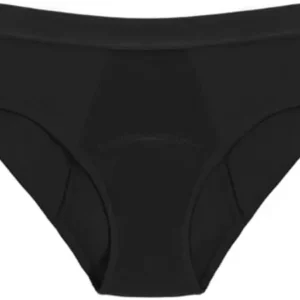 High-waisted period underwear designed for heavy flow, offering leakproof protection, odor control, and reusability for women and teen girls.