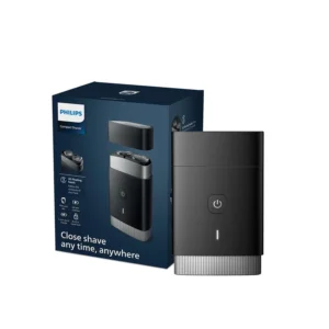 The Philips compact electric shaver features ComfortCut blades and 3D floating heads for a close, comfortable shave whether dry or wet.