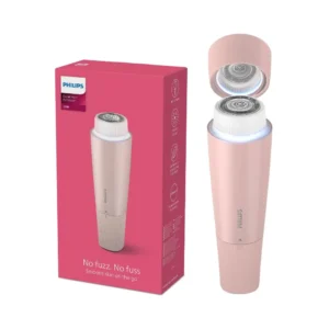 The Philips 5000 Series facial hair remover provides beautifully smooth, painless hair removal with its built-in LED light and mirror, all in a compact, portable design.