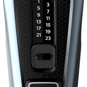 The Philips HC3530/15 hair clipper features Trim N Flow technology for continuous cutting, dual cut blades for faster results, and self-sharpening stainless steel blades for lasting performance with 13 length settings.