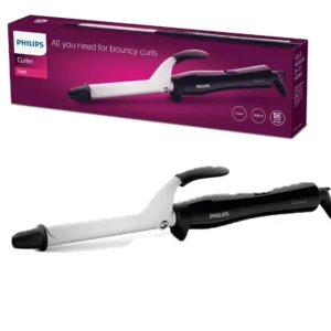 A Philips hair curler with a 16mm barrel for creating curls, reaching a temperature of 200 degrees Celsius.