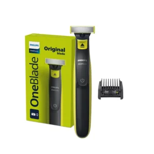 The Philips OneBlade trims, edges, and shaves any length of hair with its unique OneBlade technology, dual-sided blade, and included stubble combs.