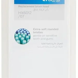 A pack of two Philips Sonicare Proresults standard sonic toothbrush heads for a Philips Sonicare toothbrush.