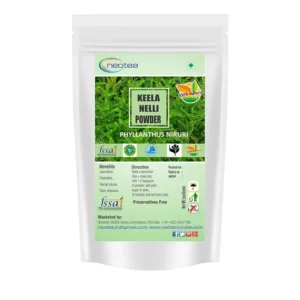 This is a bag of all-natural Phyllanthus Niruri powder, also known as Keelanelli, an Ayurvedic medicine used to support liver health and digestion.