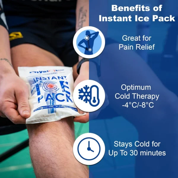 PHYSIQUE Instant Ice Packs - Cold Therapy for Injuries
