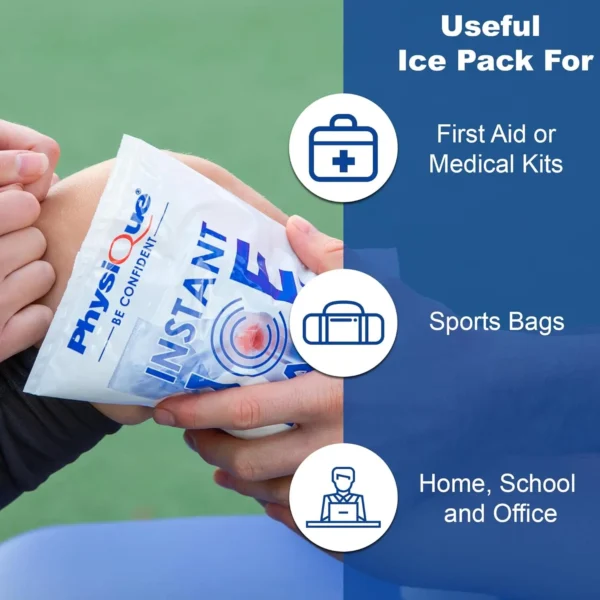 PHYSIQUE Instant Ice Packs - Cold Therapy for Injuries