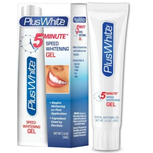 Get a dazzling smile quickly with Plus White 5 Minute Whitening Gel, a professional-quality, at-home teeth whitening treatment that starts working in just minutes to remove stains from coffee, wine, and more.