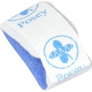 Pack of twelve Posey incontinence sheath holders with hook and loop fasteners for easy application.