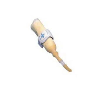 A pack of twelve Posey 6550 incontinence sheath holders for health and personal care.