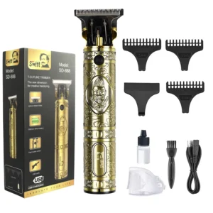 Professional cordless hair clippers for men provide precise outlining and trimming of beards for a salon-quality experience at home.