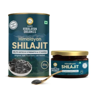 Himalayan Organics pure Shilajit resin, harvested at 18,000 feet, is rich in fulvic acid and 85+ trace minerals to boost energy, performance, strength and stamina.