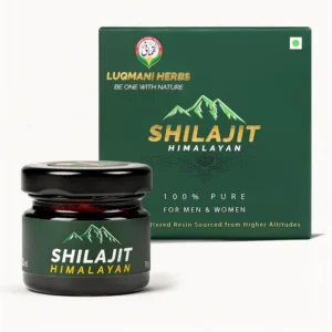 Dark, pure shilajit resin sourced from the Himalayas, rich in fulvic acid and trace minerals, traditionally purified and third-party tested for quality.