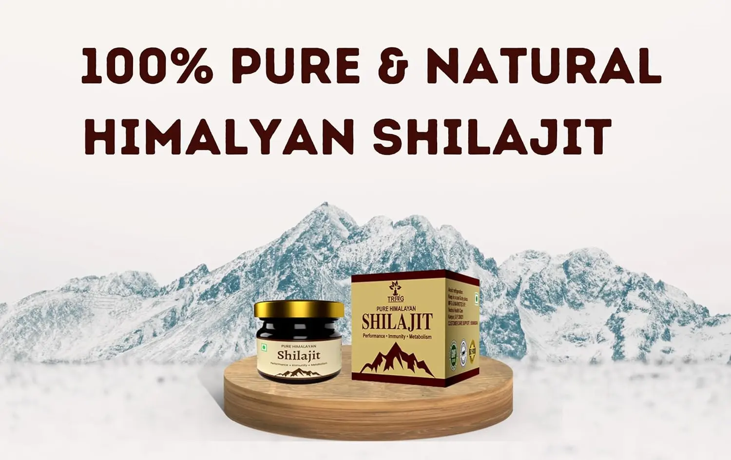 Three jars of pure Himalayan Shilajit resin to boost stamina, energy, and post-workout recovery with essential vitamins and minerals.