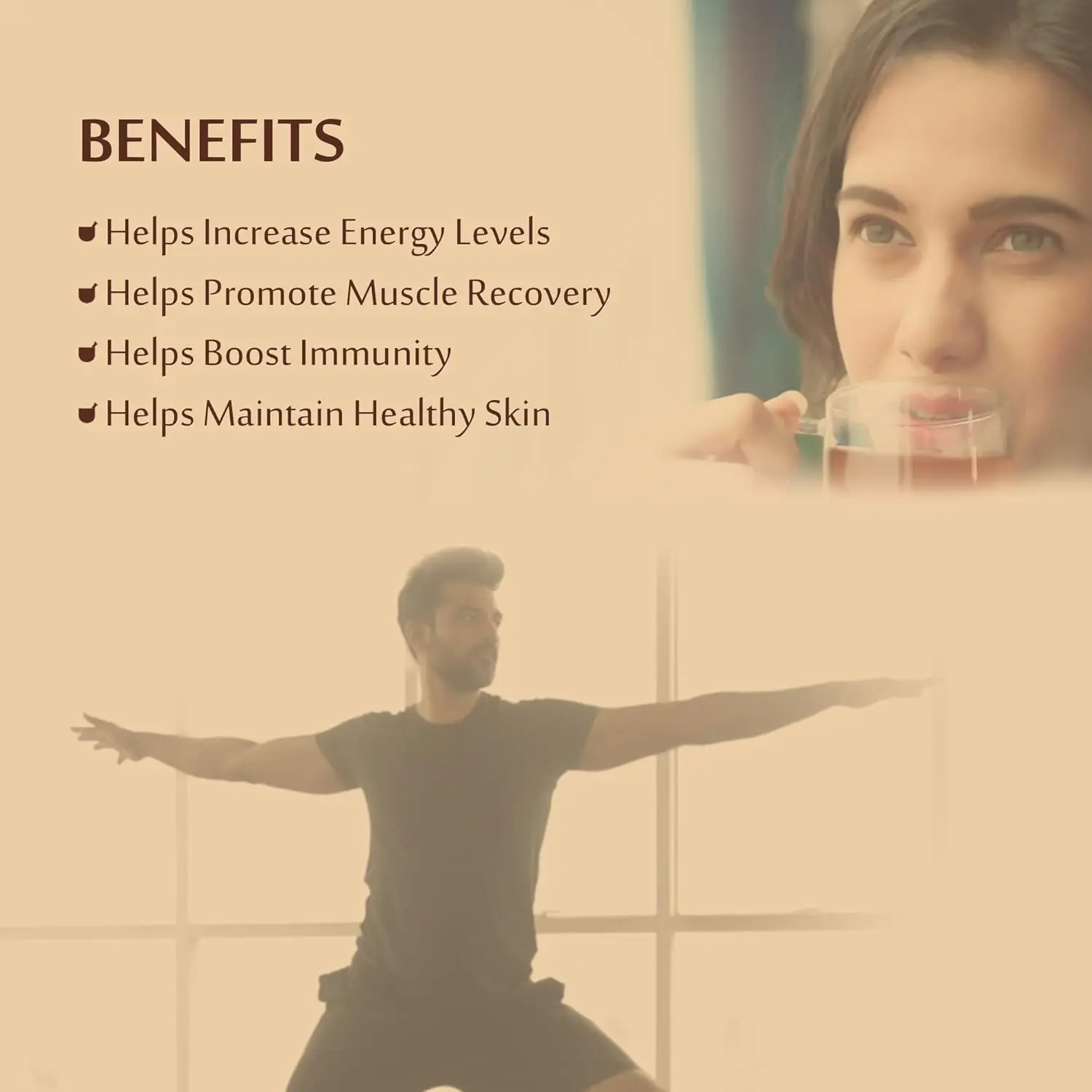 Six jars of Upakarma pure Ayurvedic Shilajit resin, a potent source of minerals, used for post-workout recovery and to improve sleep.