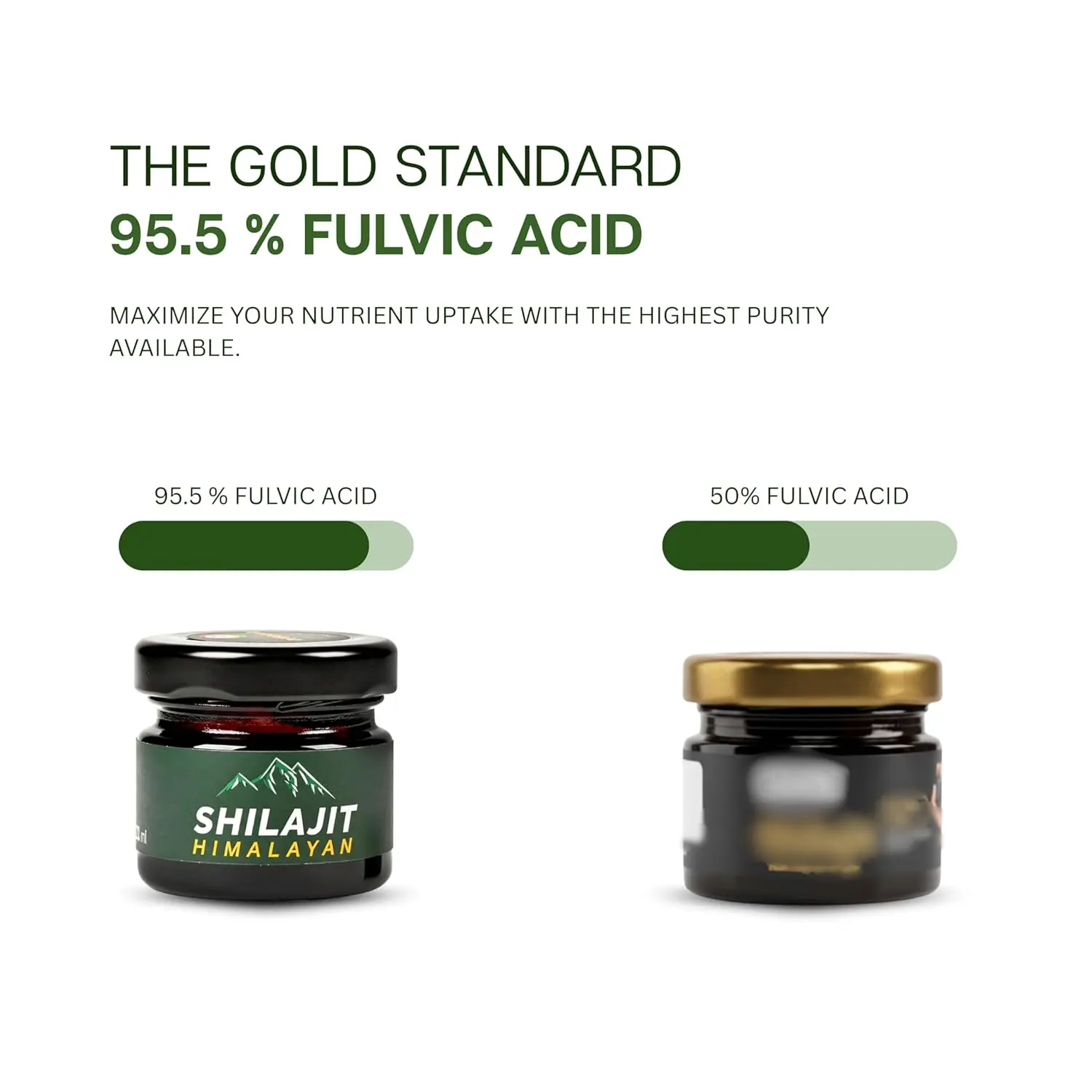 Dark, pure shilajit resin sourced from the Himalayas, rich in fulvic acid and trace minerals, traditionally purified and third-party tested for quality.