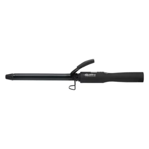 This is a Quattro professional 19mm curling iron with a ceramic barrel, suitable for all hair types.