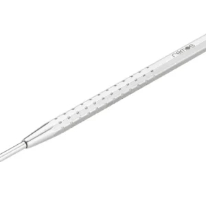 Stainless steel REMOS dental mirror with 1.5x magnification for detecting tartar and deposits at home.