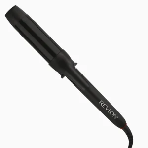The Revlon SmoothStay 1.5 inch curling iron features coconut oil-infused ceramic and tourmaline ionic technology for creating shiny, healthy-looking, and frizz-free curls.