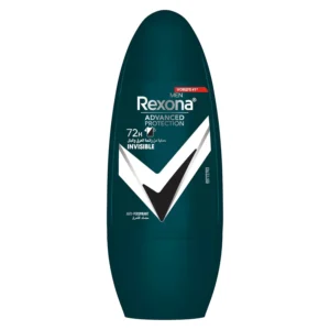 Rexona Men Antibacterial + Invisible Antiperspirant Deodorant Roll On provides 72-hour sweat and odor protection with MotionSense technology for unstoppable efficacy.