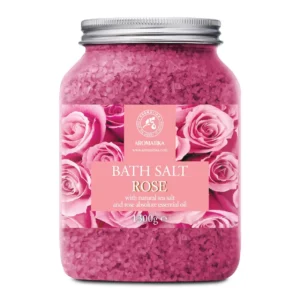 Revitalize your skin and body with rose bath salts infused with essential rose oil for a luxurious aromatherapy experience.