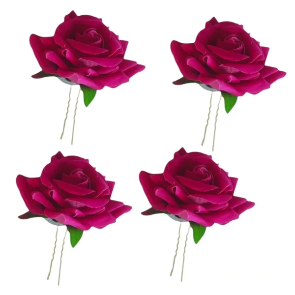 Rose Hair Pins for Women - Wedding & Party Hair
