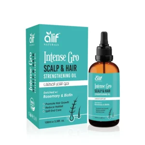 Concentrated rosemary hair treatment oil with biotin and batana helps reduce hair fall, strengthen roots and support hair regrowth for thicker, stronger hair.