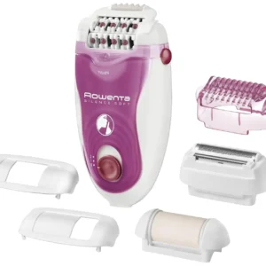 The Rowenta EP5660 epilator provides effective, gentle hair removal with 24 tweezers, a pain relief system, and micro-contact technology for precise hair removal.