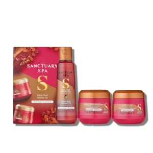 This effective and ideal quality ruby oud gift set is easy to use for women's bath and body.