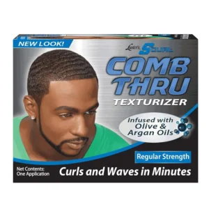 Luster's SCurl texturizer kit expands your natural curl pattern for short waves and fade styles in just minutes.