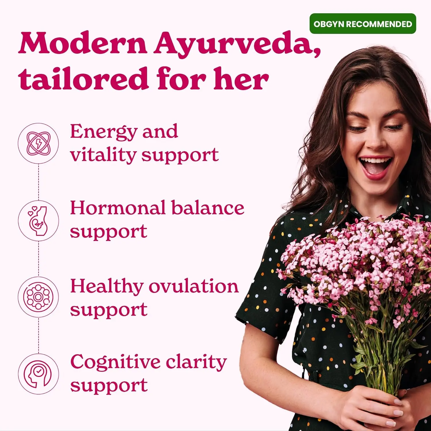 BetterAlt SHE Lajit strawberry honeysticks contain Shilajit, Shatavari, and Saffron to support women's vitality and hormonal balance in a convenient daily dose.