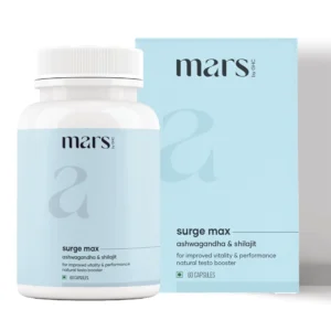 Mars by GHC Shilajit Ashwagandha capsules are a natural energy booster with Gokshura, Safed Musli, and Shatavar for stamina and immunity support in men.