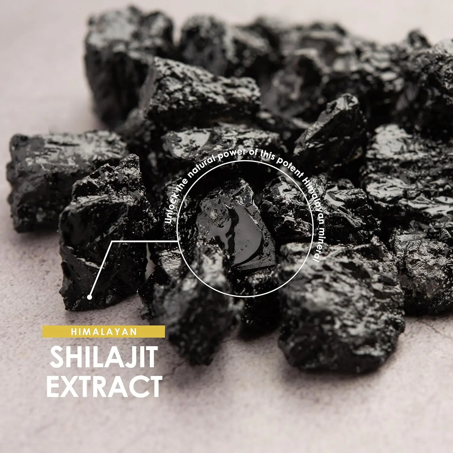 Alpha01 Shilajit extract capsules, providing 6000mg of Himalayan Shilajit resin with 180mg of naturally occurring fulvic acid per serving, are vegan, non-GMO, and come in a resealable pouch.