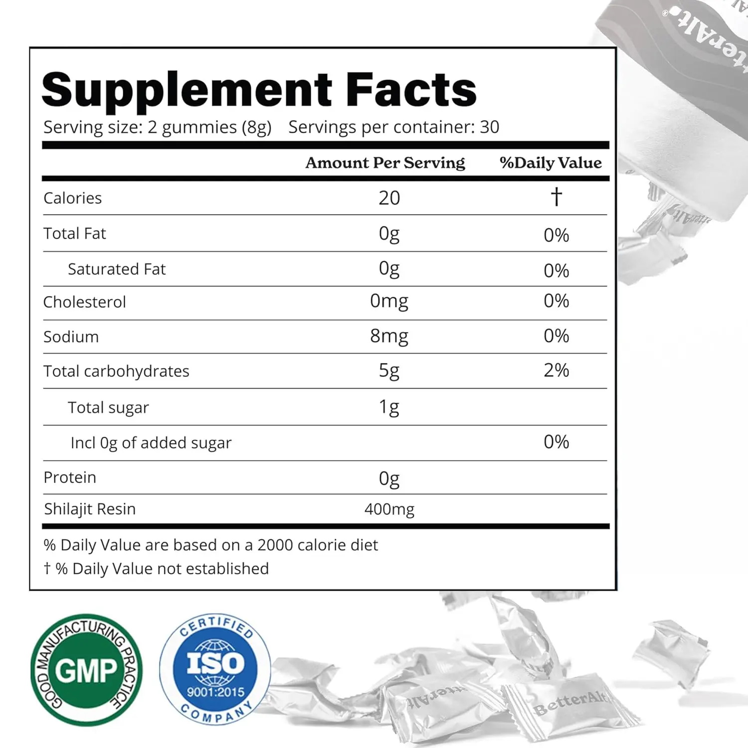 These delicious and convenient shilajit gummies are made with pure Himalayan shilajit to boost energy levels, increase strength and support a healthy immune system.