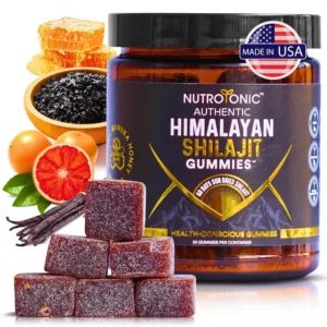 NutroTonic organic shilajit gummies are sweetened with manuka honey, providing a delicious and convenient way to enjoy the health benefits of authentic Himalayan shilajit.