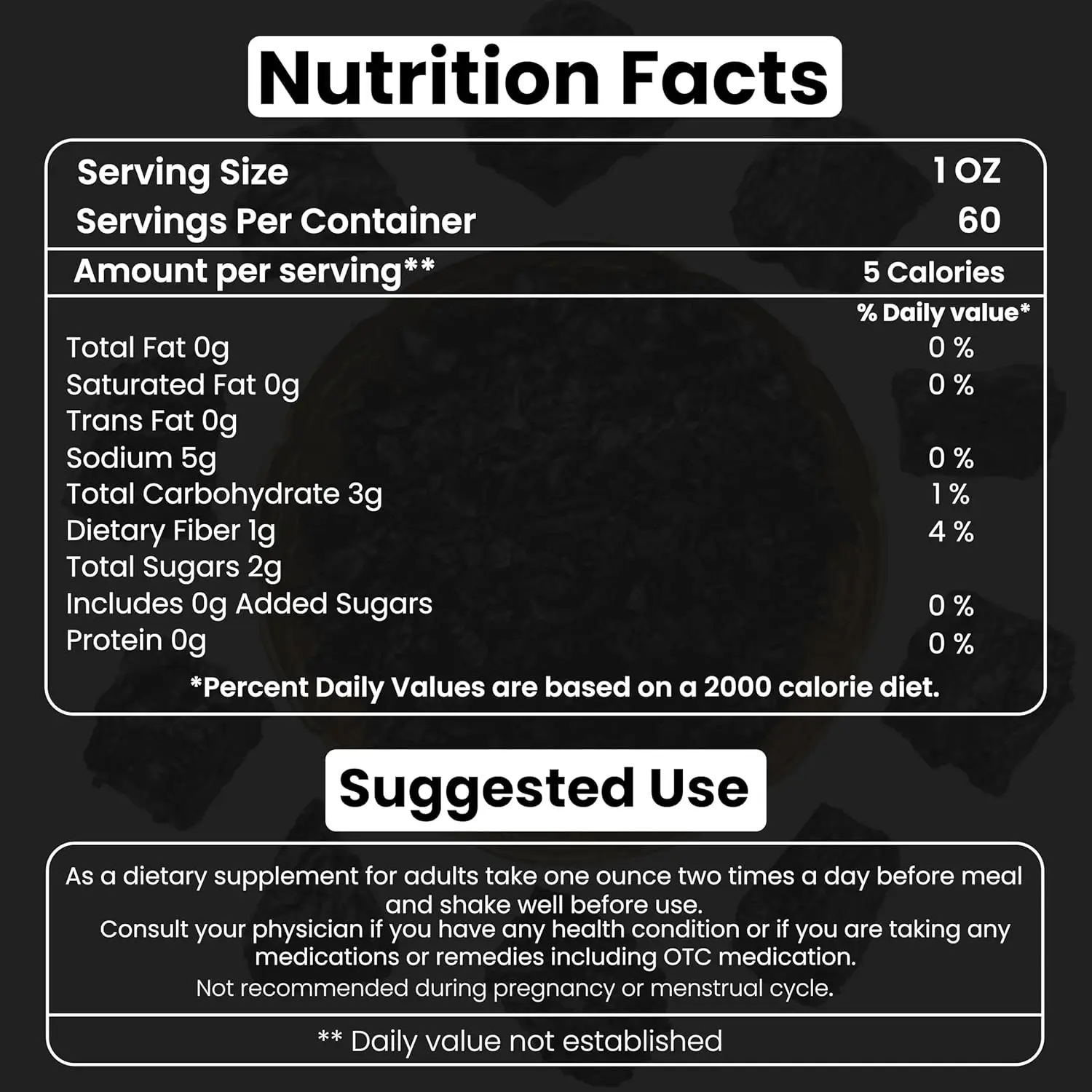 Image of HERBOGANIC Shilajit Living Bitter supplement promoting general wellness.