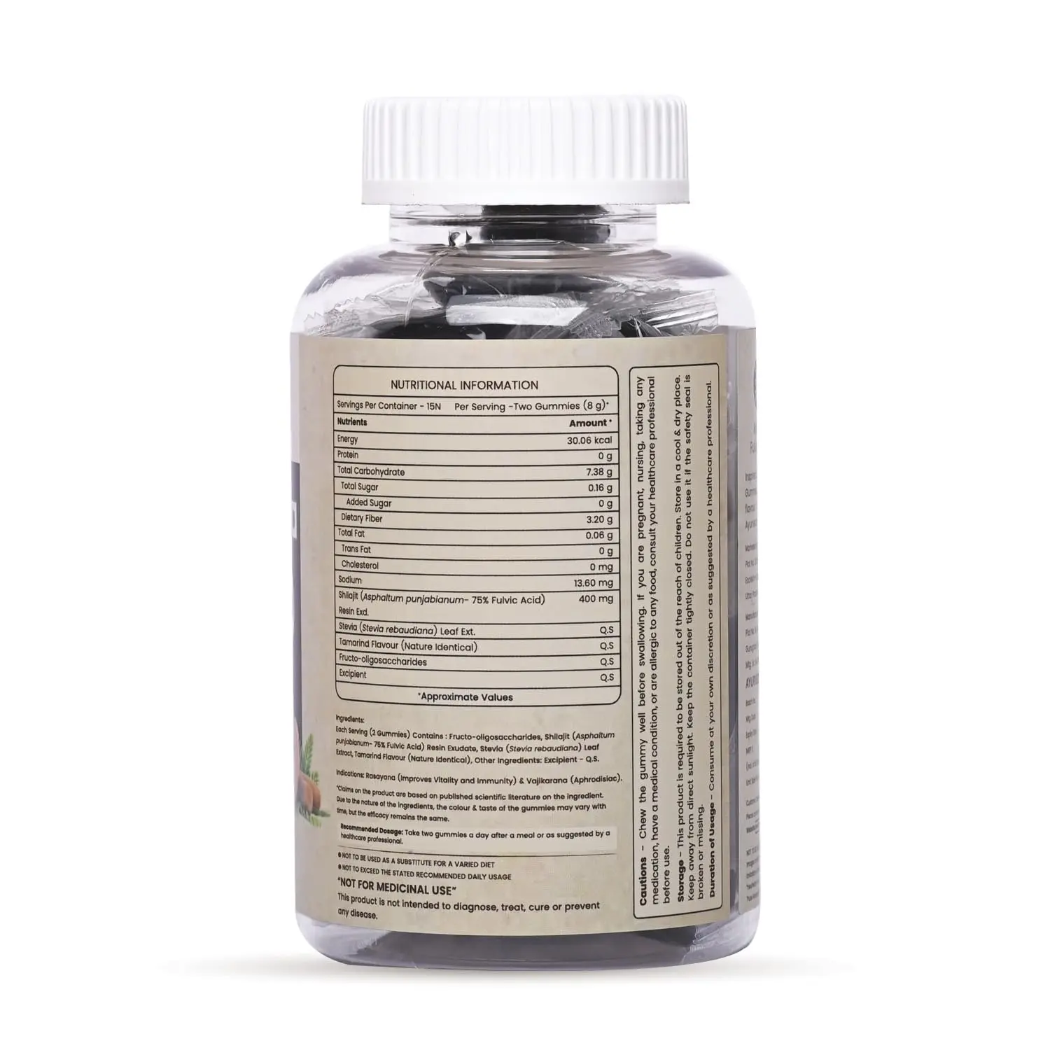 Neuherbs Shilajit gummies made with pure Himalayan Shilajit resin boost energy, stamina, and strength for both men and women.