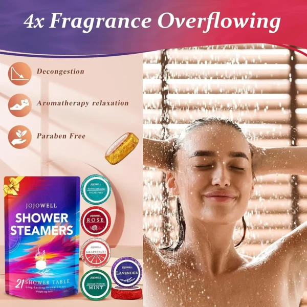 Shower Steamers Aromatherapy Gifts for Her, Home Spa