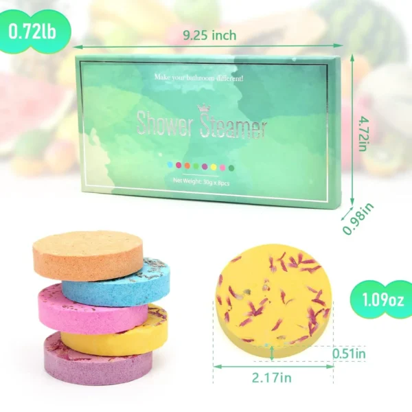 Shower Steamers Gift Set Aromatherapy Bath Bombs