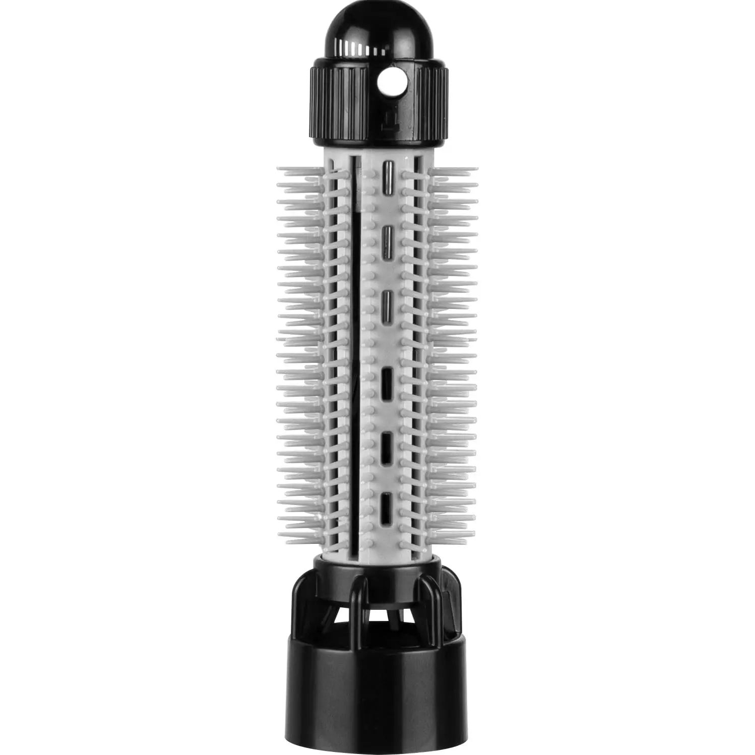 Sonashi 9in1 hair styler in black with multiple attachments, suitable for all hair types.