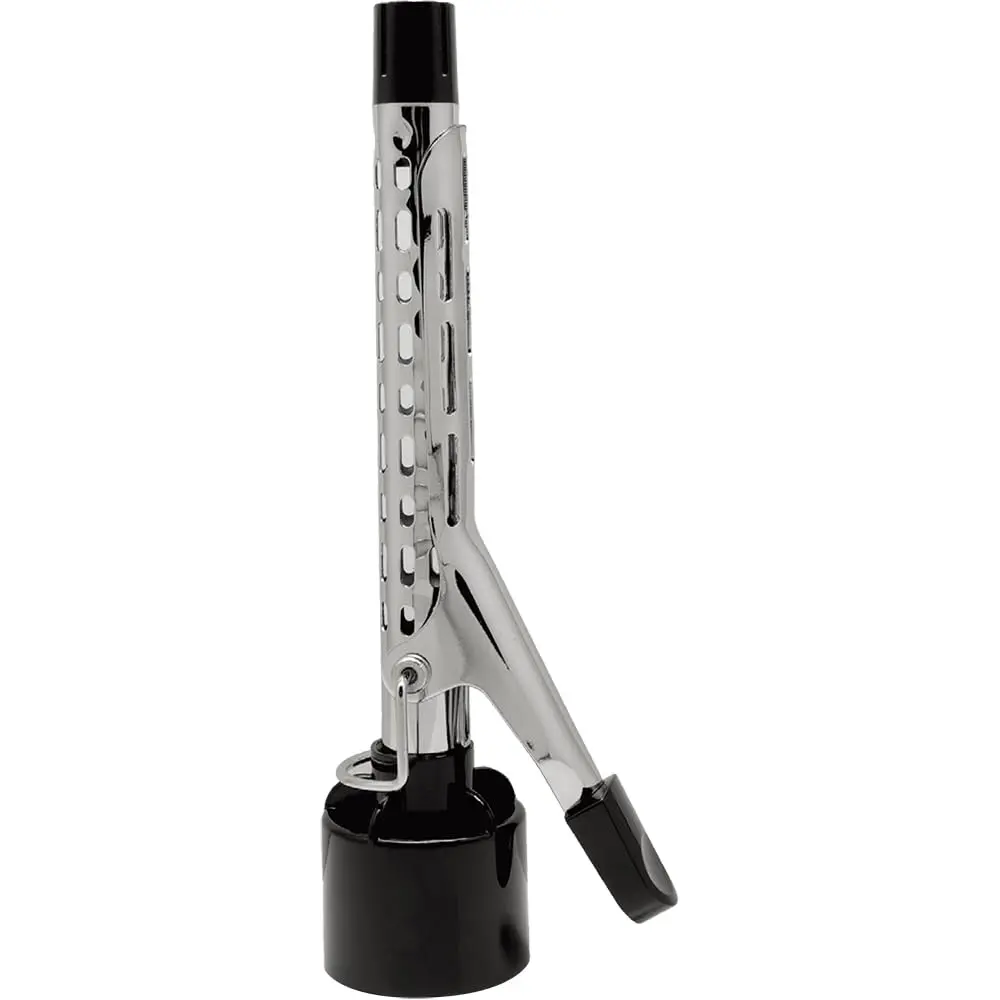 Sonashi 9in1 hair styler in black with multiple attachments, suitable for all hair types.