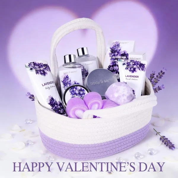 Spa Gift Set Lavender Bath Set for Women