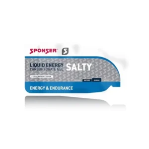 Five Sponser Liquid Energy Salty sachets provide quick and long-lasting carbohydrate fuel with electrolytes for endurance sports.