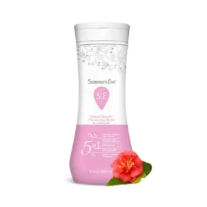 A 15-ounce bottle of Summer's Eve Island Splash Cleansing Wash.