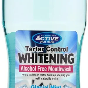 Beauty Formulas Glacial Mint mouthwash provides good quality tartar control and easy whitening at great value.