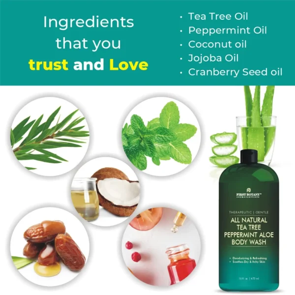 Tea Tree Body Wash - Athlete's Foot, Acne & Body Odor