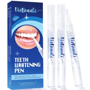 This teeth whitening pen provides an easy and effective way to eliminate surface stains and brighten your smile at home or while traveling, with its gentle, mint-flavored formula for daily use.