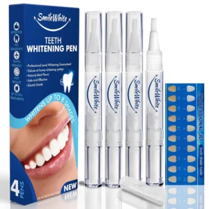 SmileWhite teeth whitening pens gently remove years of stains from coffee, wine, and more for a visibly brighter smile.