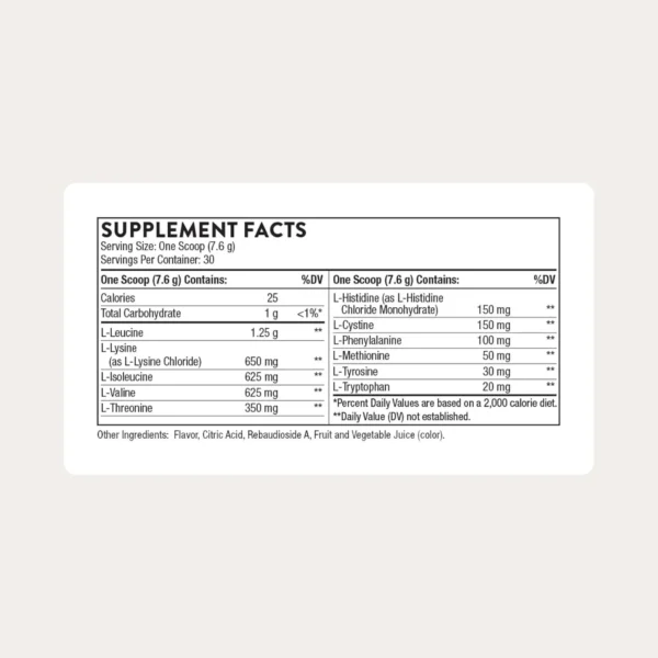 Thorne Amino Complex - Lean Muscle & Energy