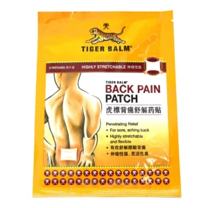 Tiger Balm back pain patches are highly stretchable and provide fast-acting relief for sore and aching backs.