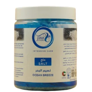 Tina Cosmo Ocean bath salts, made with natural ingredients, providing skin benefits, relaxation, and stress relief for a detoxifying bath experience.